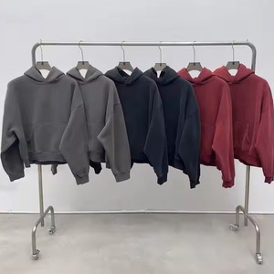 Calidad de lujo Logotipo impreso personalizado Sudaderas con capucha de gran tamaño Tamaños regulares Todos los colores sólidos Disponibles En tarifa de venta Hecho en Pakistán - Product Image 5