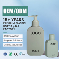 Vente en gros de flacons de lotion en plastique carrés HDPE personnalisés, sans BPA, écologiques, rechargeables, avec pompe pour savon liquide, anti-fuite, 90 ml, 120 ml, 250 ml
