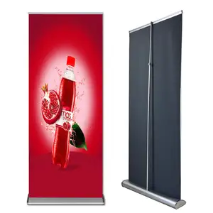 Widescreen portátil Roll Up Banner Stand Portátil Roll Up Banner Retrátil Stand Banners com Gráficos Personalizados