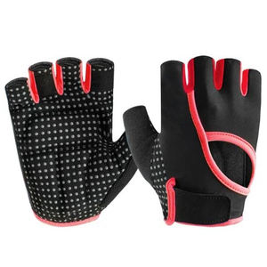 Impression de logo personnalisé demi-doigts Gym Fitness Wear Meilleur design Gants de gymnastique pour hommes Gants d'haltérophilie - Product Image 4