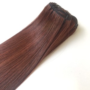 Cabello virgen alineado con cutícula Genius Weft Cabello crudo sin procesar Extensiones de cabello liso natural - Product Image 1