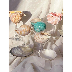 Tasses à coquillages personnalisées à bas prix: Verres à vin coquillage vintage, une touche d'élégance océanique - Product Image 4