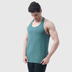 Débardeurs de sport pour hommes, fitness, musculation, séchage rapide, respirants, couleurs et designs personnalisables, sans manches, vente en gros OEM - Product Image 4