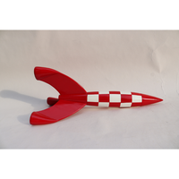 Modèles de bateaux en bois ROCKET TIN TIN / Mobilier nautique / Artisanat de qualité fait main pour la décoration