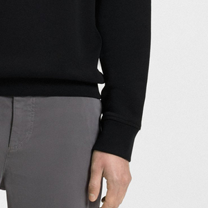 Sweat-shirt pour homme à prix avantageux avec logo personnalisé, modèle 2026, pour les acheteurs en gros et en vrac, couleur unie, manches longues et col rond - Product Image 4