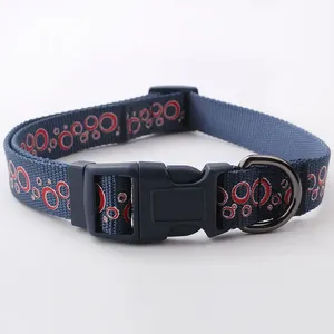 Best Quality Handmade Silk Screen Print Dog <b>Collar</b> With Breakaway Buckle Design Custom Printed Badges for Free Dog <b>Collar</b> - Product Image 1