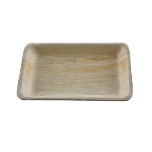 La mayoría de las bandejas rectangulares de hoja de palma desechables biodegradables de diferentes tamaños para servir comida de boda - Product Image 4