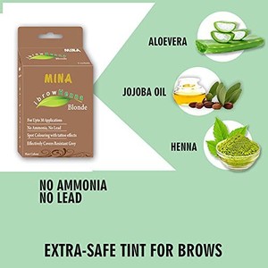 Venta al por mayor Kit de 30 aplicaciones para tinte de cejas de Henna de larga duración hasta 6 semanas efecto ceja tatuaje pegatina con forma de polvo - Product Image 4