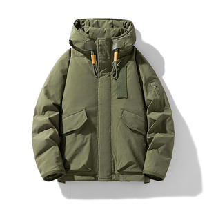 แจ็คเก็ตบอมเบอร์กันลมฤดูหนาวคุณภาพสูงแบบขายส่งสั่งทำพิเศษไซส์ใหญ่ - Product Image 6