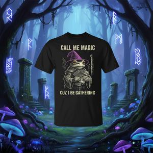 Camiseta promocional Call Me Magic Gathering Wizard Frog Mage - Product Image 3