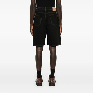 กางเกงยีนส์ขาสั้นผ้าฝ้ายพิมพ์ลายสำหรับผู้ชายกางเกงขาสั้นผ้าเดนิมผ้าฝ้าย100% ดีไซน์ใหม่ปักลายออกกำลังกาย - Product Image 4