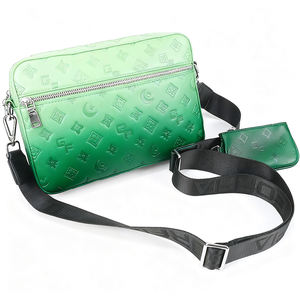 Nuevo bolso cruzado de un solo hombro tejido informal PU hombres de negocios mensajero bolso de pecho venta al por mayor hombres bolsos de mano - Product Image 5