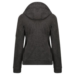 Classical Sportswear Zipper Heavyweight Polar Fleece Jacket Soft Adjustable Hooded Breathable Warm Urban Style Jacket - Product Image 6