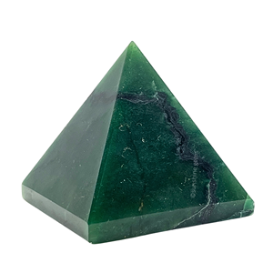 Pirámide de jade verde Pirámide de cristal curativo natural para meditación energética Feng Shui y artesanías de piedra semipreciosa - Product Image 2