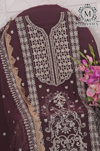 Designer le plus vendu indien pakistanais Salwar Kameez exclusif Style traditionnel femmes fantaisie vêtements de fête Festival vêtements de mariée - Product Image 5