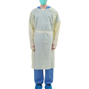 Batas de Aislamiento Médico Desechables de Alta Calidad, No Tejidas, Impermeables, Protectoras, de Manga Larga, con Costura Soldada, Protección contra Vapores de Nivel Laboratorio - Product Image 6