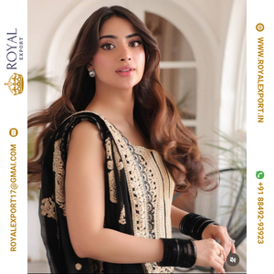 Royal Export Surat's Beautiful Design Lunching Suit Collection Soie de haute qualité Salwar Kameez Parties disponibles Tarif de gros - Product Image 4