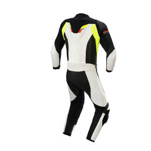 Protection avancée Combinaison de moto en cuir à usage intensif Tenue élégante inspirée de la course Combinaison de moto en cuir - Product Image 6