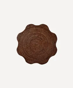 Napperons tissés en rotin au meilleur prix napperons fleur pour table à manger décor de table napperons ratan de noël napperons OEM du Vietnam - Product Image 2