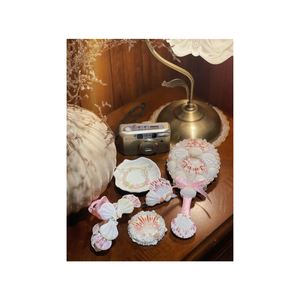 Seashell Mirror <b>Hair</b> Comb Clip Necklace Set Handmade Coastal Beach Wedding Bridal Party Accessory Unique Gift Bohemian - Product Image 2