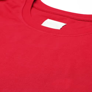 High Quality 100% Cotton Worsted Fabric Full Sleeve Men's T-Shirt Anti-Wrinkle Breathable Quick Dry Eco-Friendly 180g Casual - Product Image 5