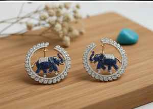 Elegantes pendientes de estilo elegante, joyería de diseñador polaca de rodio blanco, ideales para fiestas de mujeres y eventos festivos - Product Image 3