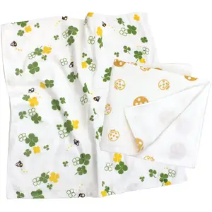 [Wholesale Products] Osaka Japan Printed Gauze Towel 100% Cotton Bath Towel Hand Face Towel Strawberry Design Cute Soft Low MOQ
