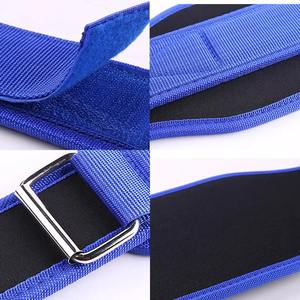 Cinturón de levantamiento de pesas de cuero resistente con hebilla ajustable para entrenamiento de gimnasia sentadillas y soporte de fuerza central - Product Image 2