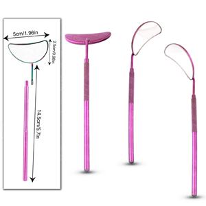 Professional Ergonomic <b>Eyelash</b> Mirror with Handle for Lash Extensions High Quality Handheld <b>Beauty</b> <b>Tool</b> for Lash Artists - Product Image 4