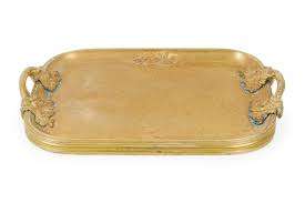 Restaurante de lujo Bandeja de servicio de latón Platos de servicio de desayuno Vajilla Nueva llegada 2025 Plato de servicio Bandejas de servicio asequibles - Product Image 4