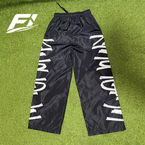 Custom <b>Nylon</b> <b>Jogger</b> Track <b>men's</b> pants Breathable Quick Dry Waterproof Windbreaker Heat Transfer Casual Streetwear Bottoms USA - Product Image 2