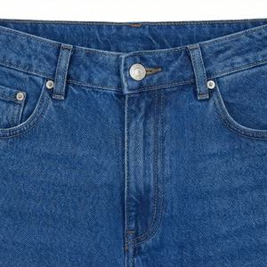 Women's High Waist Straight Fit <b>Jeans</b> Pants <b>Sexy</b> Stretch Loose Fit with Elastic Decoration Service Size XL Customized Color - Product Image 4