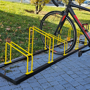 Support de stationnement pour vélos en acier Five Eco 187 x 40 cm, réglable pour 4 vélos de route - Product Image 2