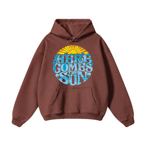 Sudadera con Capucha para Hombre, Invierno, con Cierre, de Algodón y Felpa, Transpirable, Lisa, Teñida, 300g, Estilo Casual, Moda Urbana, Ajuste Regular - Product Image 4