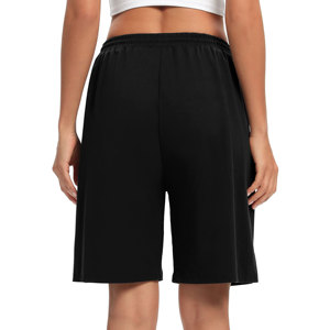 Nouvelle Arrivée Short de Sport Formel pour Femme Été 100% Coton Polaire Séchage Rapide Respirant Écologique Coupe-Vent Taille Élastique Haute - Product Image 3