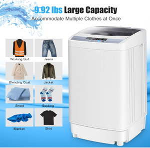 OFERTA: Lavadora Portátil de Calidad, Nueva, con Capacidad de 12 Libras, Lavadora Totalmente Automática con 10 Programas de Lavado - Product Image 3