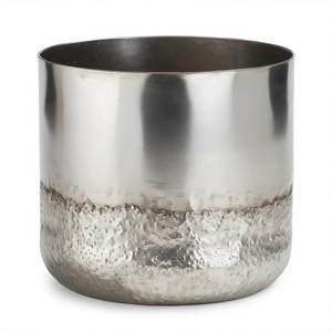 กระถางพื้นผิวมันวาวสเตอร์ลิงที่มีพื้นผิวมันวาวออกแบบมาเพื่อรองรับสีเขียวเขียวชอุ่มในการตกแต่งภายในที่หรูหราหรือจุดสวนอันเงียบสงบ - Product Image 4