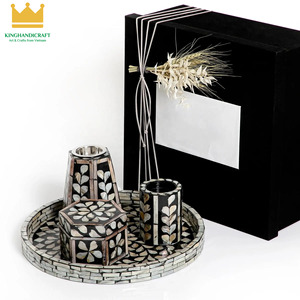 Vietnam artisanal nacre Mubkhar boîte plateau encensoir brûleur d'encens encensoir adapté aux cadeaux du Ramadan Eid - Product Image 6