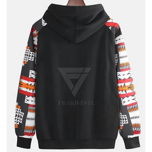 Nouveau Style hommes sweats à capuche imprimés Logo personnalisé hommes sweats à capuche imprimés basiques coton mélangé hommes sweats à capuche imprimés - Product Image 2