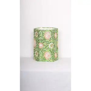 Garden Decorative Waste Paper Bin Wood Block Printed Wastebasket Garbage Can Dust Bin from India