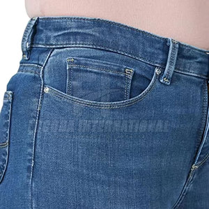 กางเกงยีนส์ผ้าฝ้าย100% ทำจากผ้าคอตตอนสำหรับฤดูใบไม้ร่วงและฤดูหนาว - Product Image 6