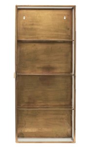 NEW Metal and Glass Almirah for Jewelry Storage or Glass <b>Box</b> in Natural Finished With Durab Le Quality |In Wholesale Prices - Product Image 2