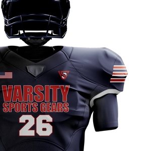 Uniforme de fútbol americano de alta calidad para hombres Jersey y pantalones de equipo personalizados Ropa deportiva personalizada de sarga de aparejos transpirables - Product Image 4