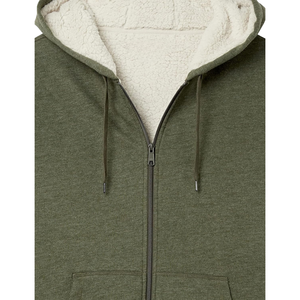 Sudadera con capucha de lana de algodón 100% para hombre, sudadera de invierno HeavyGSM de gran calidad, transpirable, cómoda, bordada - Product Image 5