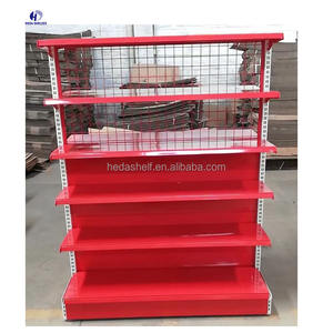 Estanterías Metálicas de Acero de Varias Capas a Precio de Fábrica, Estante Individual para Abarrotes, Góndola, Estanterías de Venta al por Menor para Supermercados - Product Image 3