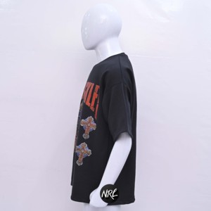 Camiseta de Verano de Alta Calidad, Corte Regular, Personalizada, Transpirable, Ecológica, Tejida, con Serigrafía, de Secado Rápido, 100% Algodón, con Diseño Gráfico - Product Image 4