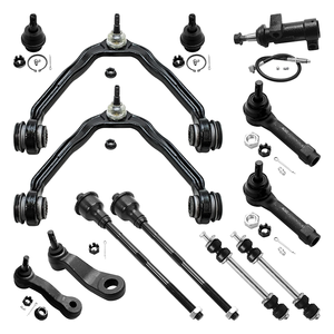 Kit de suspension avant Vypart 13 pièces 4x4/AWD avec bras de suspension supérieurs, rotules, biellettes de direction, biellettes de barre stabilisatrice, bras Pitman et bras de direction. - Product Image 1