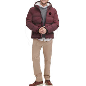 Vente en gros Rembourrage d'hiver de la meilleure qualité Vestes bouffantes fantaisie pour hommes Vestes d'hiver chaudes à manches longues - Product Image 2