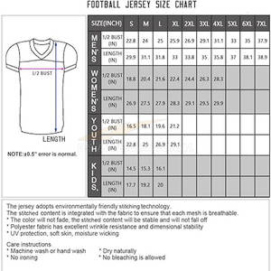 Camiseta de fútbol americano personalizada para hombre, venta al por mayor, malla transpirable, poliéster de secado rápido, talla grande, bordado cosido - Product Image 4