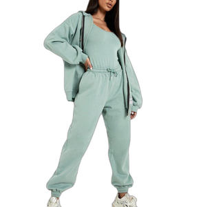 ชุด2ชิ้นเสื้อสเวตเชิ้ตและกางเกงแขนยาวแนวสปอร์ตสำหรับผู้หญิงแฟชั่นมีฮู้ดดีไซน์กลางแจ้งในโอกาสต่างๆ - Product Image 4